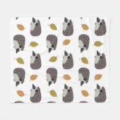 Hedgehog Patroon werpen dekens (Voorkant (Horizontaal))