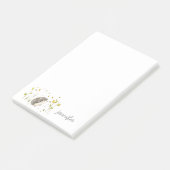 Hedgehog personaliseren Post-it® notes (Schuin)