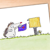 HEDGEHOG POST van Nicole Janes Briefkaart