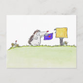 HEDGEHOG POST van Nicole Janes Briefkaart (Voorkant)