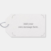 Hedgehog romantische bruiloft of verloving cadeaulabel (Achterkant Horizontaal)