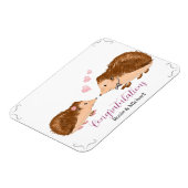 Hedgehog romantische bruiloft of verloving magneet (Linkerzijde)