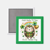 Hedgehog St. Patrick's Day Magnet (Recto/Verso)