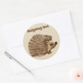 Hedgehog sticker scrapbooking plezier, stickers (Envelop)
