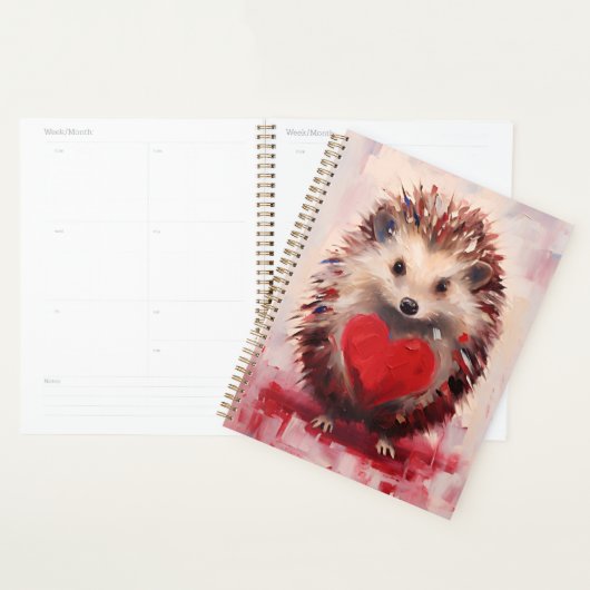 Hedgehog Valentines jour (Devant avec enveloppe)