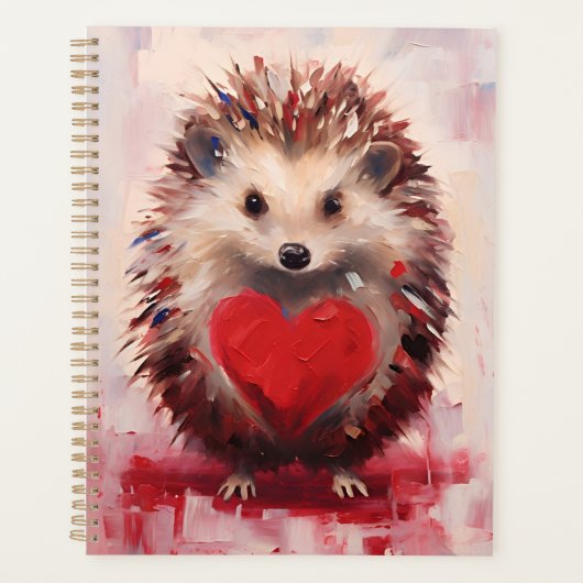 Hedgehog Valentines jour (Devant)