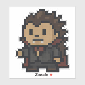 Hedgehog Vampire 6x6 Sticker