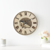  Hedgehog Wall Clock  Grote Klok (Huis)
