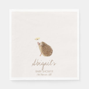 Hedgehog Woodland Forest Baby shower Servet