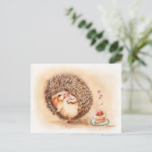 Hedgehog YUM! Briefkaart (Staand voorkant)