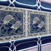 Hedgehogs Arts & Crafts Wall Decor Tegeltje