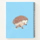 Hedgehog's Big Adventure Notitieboek (Achterkant)
