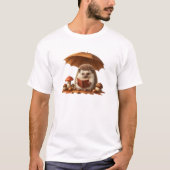 Hedgehog's Book Club - Gezellig leesdier T-shirt (Voorkant)
