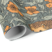 Hedgehogs Designer Verpakkingspapier Cadeaupapier (Rol Hoek)