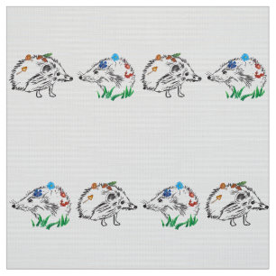 Hedgehogs, schattige dieren stof