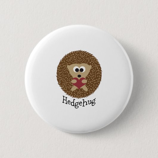 Hedgehug Hedegel Ronde Button 5,7 Cm (Voorkant)