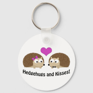 Hedgehugs- en Kisses-egel-liefde Sleutelhanger