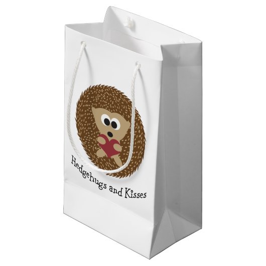 Hedgehugs en Kisses Hégel Klein Cadeauzakje (Voorkant Gekanteld)