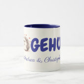 Hedgehugs ! Hérisson personnalisé Mug de café, Mug (Centre)