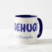 Hedgehugs ! Hérisson personnalisé Mug de café, Mug (Devant droit)