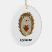 Hedgel Heart Keramisch Ornament (Rechts)