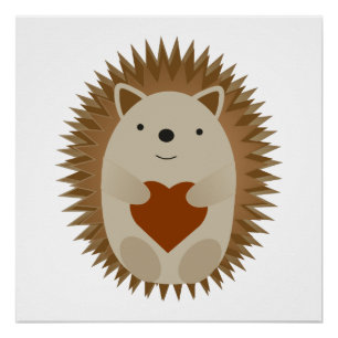 Hedgel Heart Perfect Poster