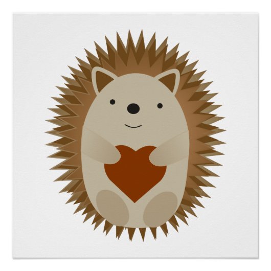 Hedgel Heart Perfect Poster (Voorkant)