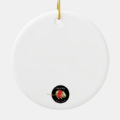 Hedgel Sled Holiday Ornament (Achterkant)