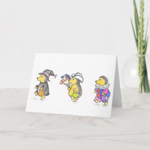 Hedgie Halloween kaart