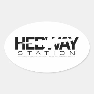 HEDWAY Station ovale sticker