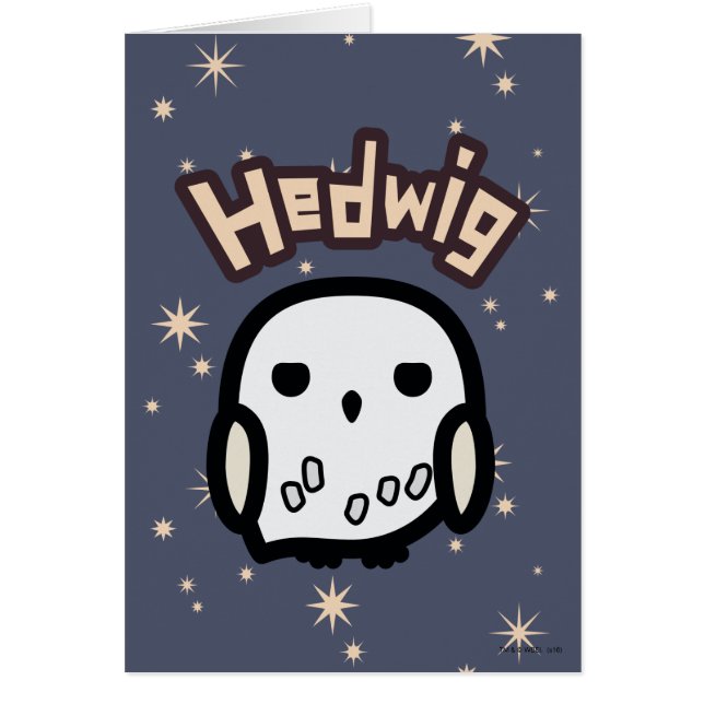 Hedwig Cartoon Character Art (Voorkant)
