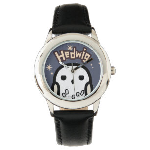 Hedwig Cartoon Karakter Kunst Horloge
