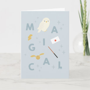 Hedwig "magische" typografie grafisch kaart