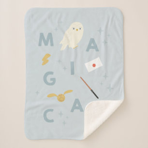 Hedwig "magische" typografie grafisch sherpa deken