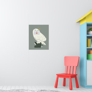 Hedwig Met Brief Fantasievolle Tekening Poster