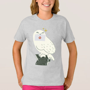 Hedwig Met Brief Fantasievolle Tekening T-shirt