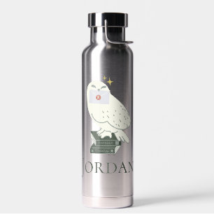 Hedwig Met Brief Whimische Tekening Waterfles