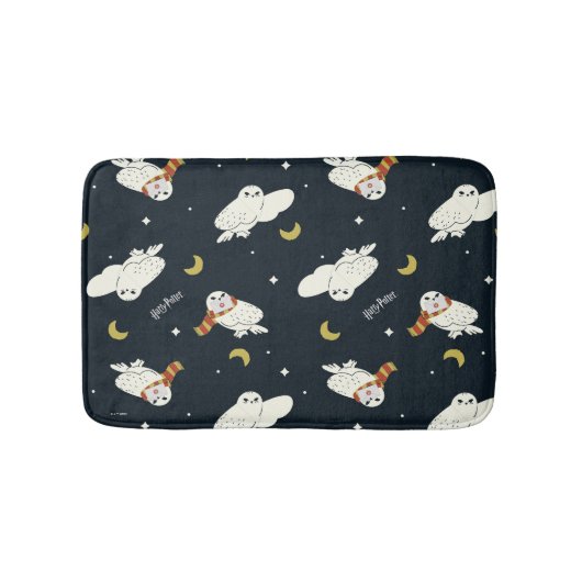 Hedwig Nighttime Moonlight Pattern Badmat (Voorkant)
