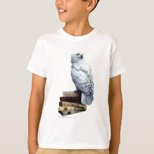 Hedwig op boeken t-shirt