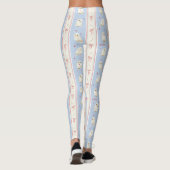 Hedwig Owl Post Stripe Pattern Leggings (Achterkant)