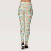 Hedwig Post Letter Blokpatroon Leggings (Achterkant)