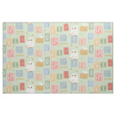Hedwig Post Letter Blokpatroon Stof (Fat Quarter)