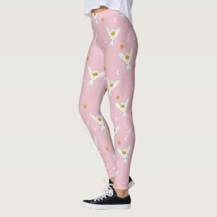 Hedwig Roze Zonnewende Patroon Leggings
