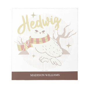 Hedwig Whimsical Bos Tekening Notitieblok