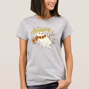 Hedwig Whimsical Bos Tekening T-shirt