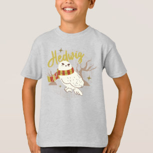 Hedwig Whimsical Bos Tekening T-shirt