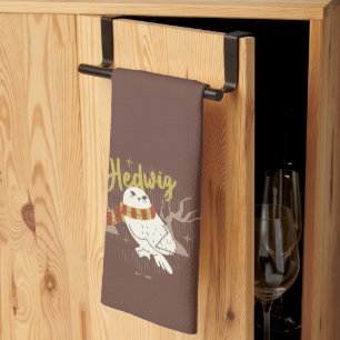Hedwig Whimsical Bos Tekening Theedoek