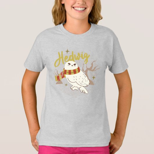 Hedwig Whimsical Forest Drawing T-shirt (Voorkant)