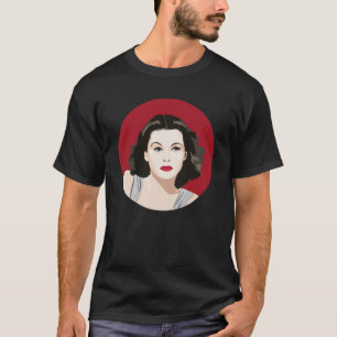 Hedy Lamarr portret T-shirt
