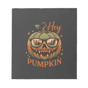 Héé Pompoen Halloween Jack Lantern Bril Snor Notitieblok